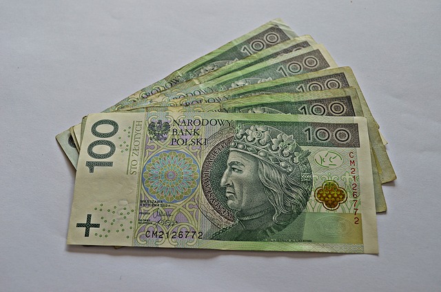 600 zlotych - bankovky